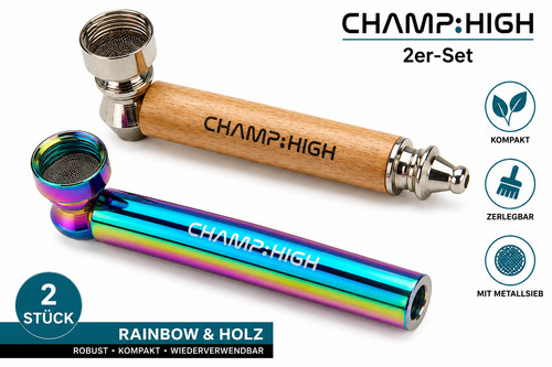 Champ high pfeifen 2er - high, 2er-set