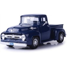 FORD F-100 Pick-up - 1956 - blue - MotorMax 1:24