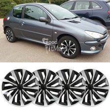 15 Zoll R15 Radzierblenden-Set 4X Radkappen Radblenden Für Peugeot 206 207 208