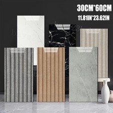 Marmoroptik 60x30cm Klebefliesen Wasserfest Selbstklebende Wandpaneele 1,8-7,2m²