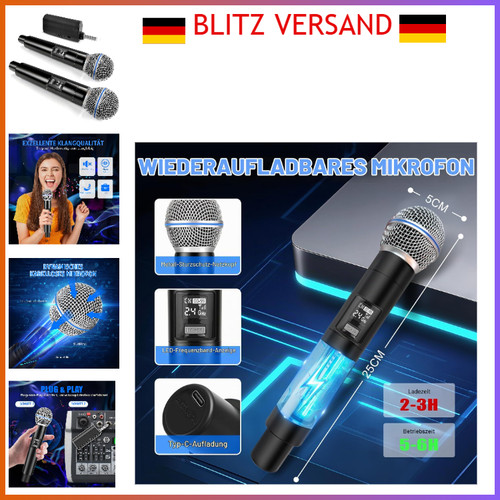 Kabelloses mikrofon set - kabelloses,
