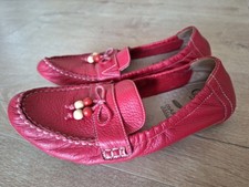 Caprice Damen Mokassin Rot Gr. 41  8