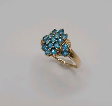 Gold ring 585 mit apatit - 585,