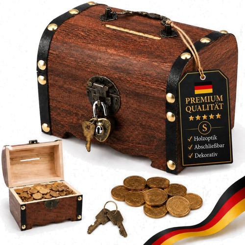 Holz schatztruhe vintage - holz,