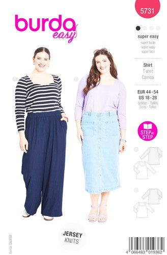 Burda easy schnittmuster - easy, nr