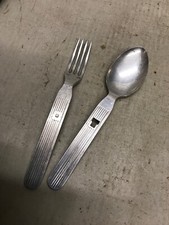 Göffel Feldküche NVA Gabel Löffel Eßbesteck DDR Volksarmee Besteck