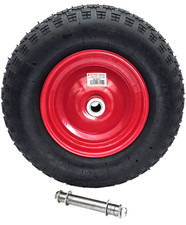 Schubkarrenrad Ersatzrad 4.80/4.00-8 Luftrad 4PR Reifen 20mm Achsloch HERO