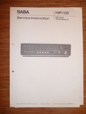 Service Manual SABA TS 100