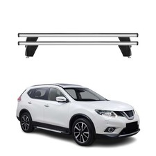 Menabo Dachträger für Nissan X-Trail T32 2014-2017 Pre-FL 75kg Alu Silber 2x