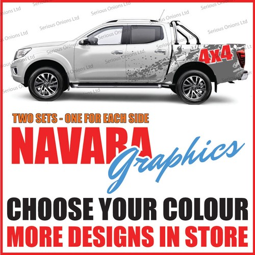 Wandaufkleber nissan navara - wandaufkleber,