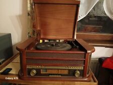 Nostalgie Retro Holz Radio CD USB Player Plattenspieler Kompaktanlage Vintage 