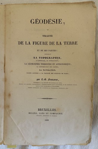 Geodosie traite die - geodosie,