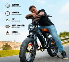E-Bike Fatbike 20 Zoll 250W