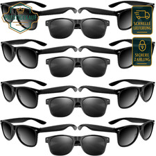 Neon Retro Partybrille | 12 Stück Set | Strand Hochzeit