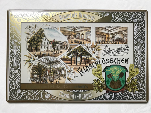 Blechschild braustolz - blechschild,