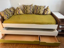 Kinderbett Gästebett Kojenbett mit Schubkasten von Unlimited, wie NEU