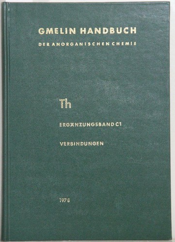 Gmelin handbuch chemie - chemie, /