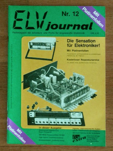 Elektronik zeitschrift elv - elektronik-zeitschrift, –