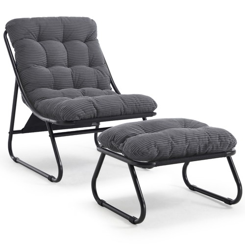 Loungesessel mit ottoman - loungesessel,