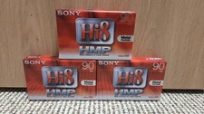 3x Sony Hi8 Video-Kassette