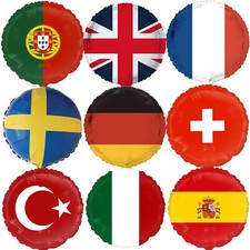 FOLIENBALLONS LÄNDER FLAGGE -