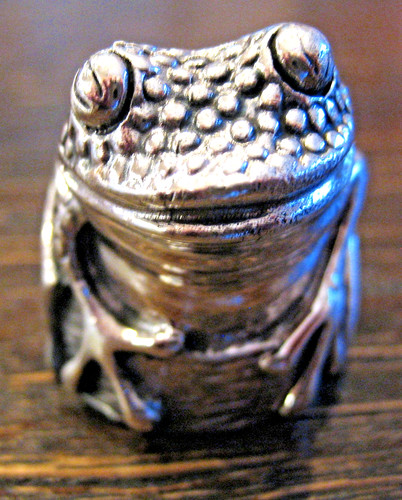 Frosch ring 925 silber - ring,