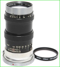 Nippon Kogaku Japan Nikkor-Q 3.5/13.5 cm RF Clean glass