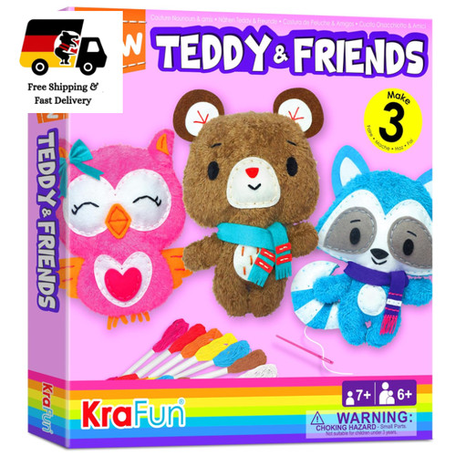 Kinder nähset stofftiere - kinder, 3