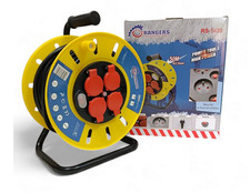 Kabeltrommel 50m 3x2,5mm Verlängerungskabel Garten Bau Trommel IP44