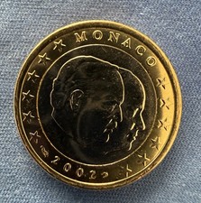 Monaco 1 Euro Kursmünze 2002