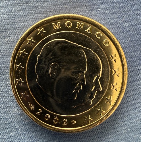 Monaco euro kursmünze 2002 - monaco, 1