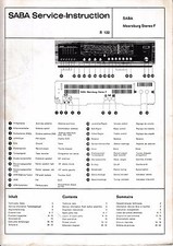 Service manual für - für, saba