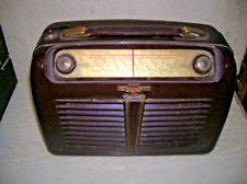 uraltes Lorenz Weekend Kofferradio Röhrenradio 40er Jahre Dachbodenfund Bakelit