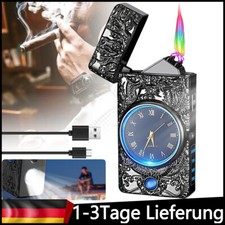Elektro Lichtbogen Dual Arc Sturm Feuerzeug Aufladbar Plasma Lighter Geschenk
