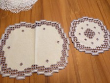 Deckchen Hardanger Handarbeit