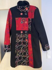 Vintage bunter Damen-Mantel