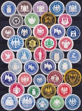 Sammlung: 41 Siegelmarken (38)