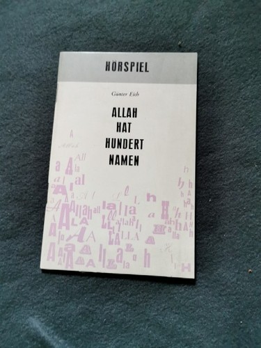 Hörspiel günter eich - hörspiel,