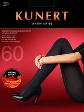 Kunert WARM UP 60, blickdichte, matte Strumpfhose mit Wärme-Effekt, 60 DEN