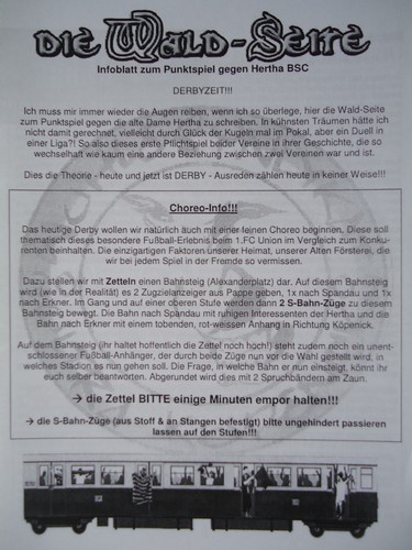 Infoblatt die wald seite - -,