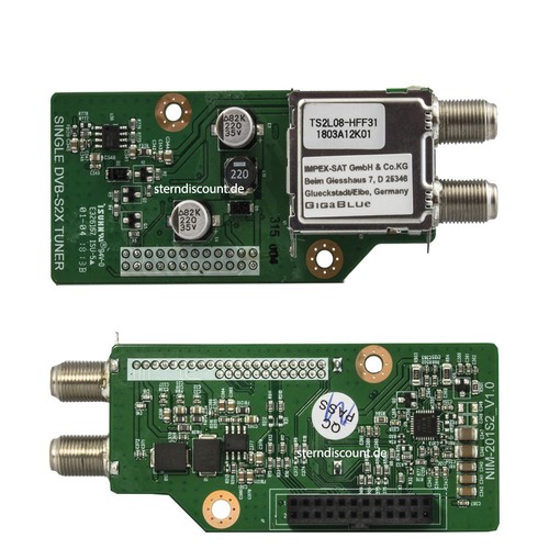 Gigablue dvb s2x tuner singel - dvb-s2x,