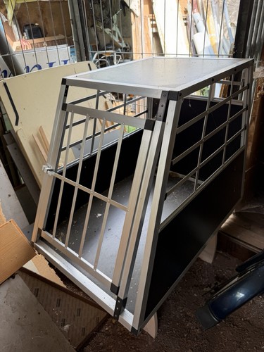 Alu hundebox 90x61x67 - 90x61x67, cm