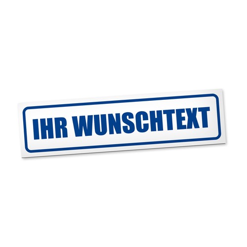 Wunschtext magnetschild auto - wunschtext,