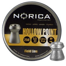 Luftgewehr luftdruckgewehr  Norica Hollow Point Diabolo 5,5mm 250 Stück Box