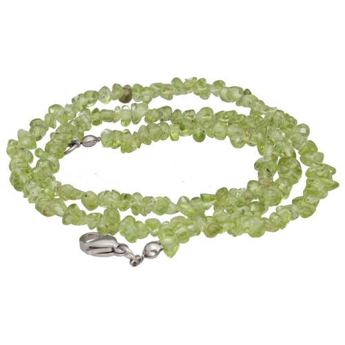 Peridot grün splitterkette - peridot,