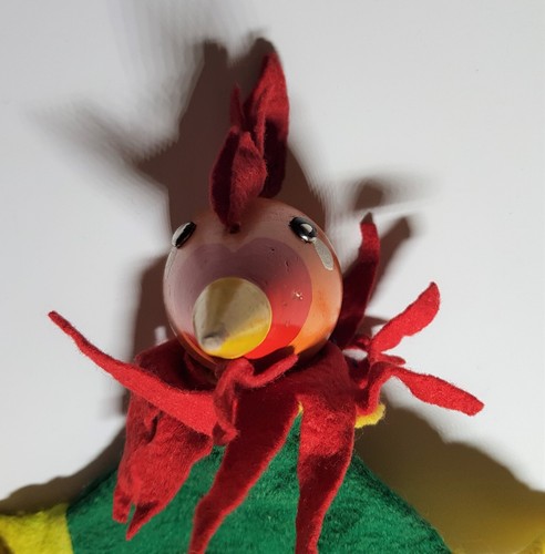 Alte handpuppe mit holzkopf - handpuppe,