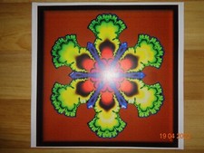 Fractal Psychedelic Tribal Trance Goa Acid Poster 31x30