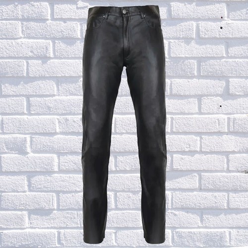 Herren schwarze lederhose - herren,
