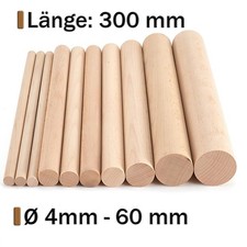 Holzrundstab Buche Glatt Ø