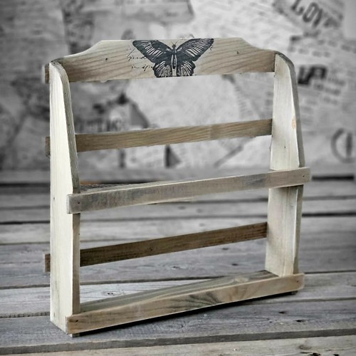 Vintage wandregal 33x6 - vintage, 33x6,5x32cm